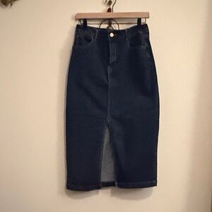 Bagatelle Dark Blue Denim Skirt
